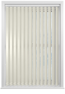 Ajanta (Blackout), Crescent Silver - Vertical Blind